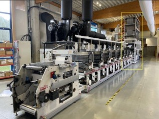 Flexo and label printing machine